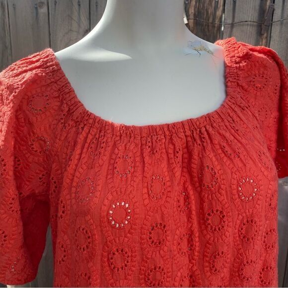 Rhode Resort Jay Eyelet Off-the-Shoul-der Dress size small - Picture 10 of 13